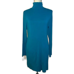 Urban Coco Green Turtle Neck Long Sleeve Dress Size Large